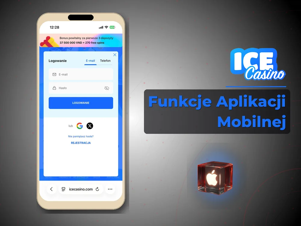 ice kasyno - Funkcje Aplikacji Mobilnej