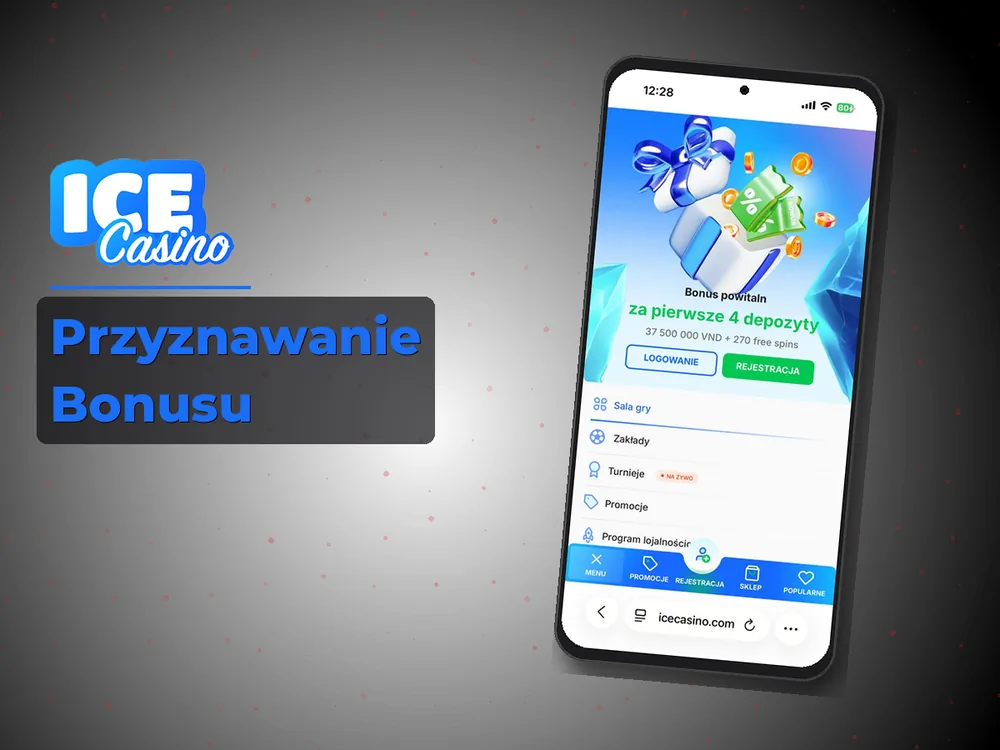 ice kasyno - Przyznawanie Bonusu