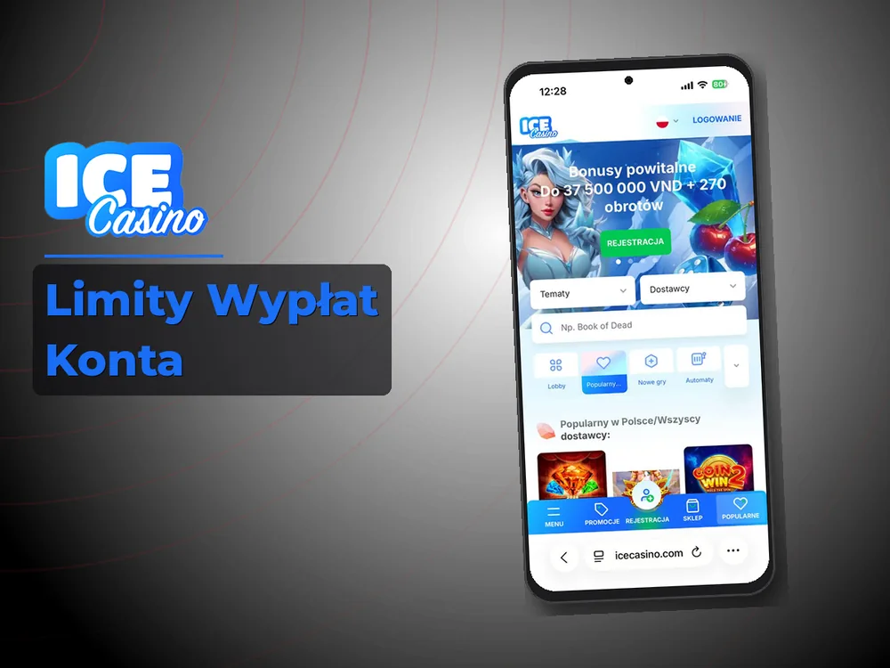 ice kasyno - Limity Wypłat Konta
