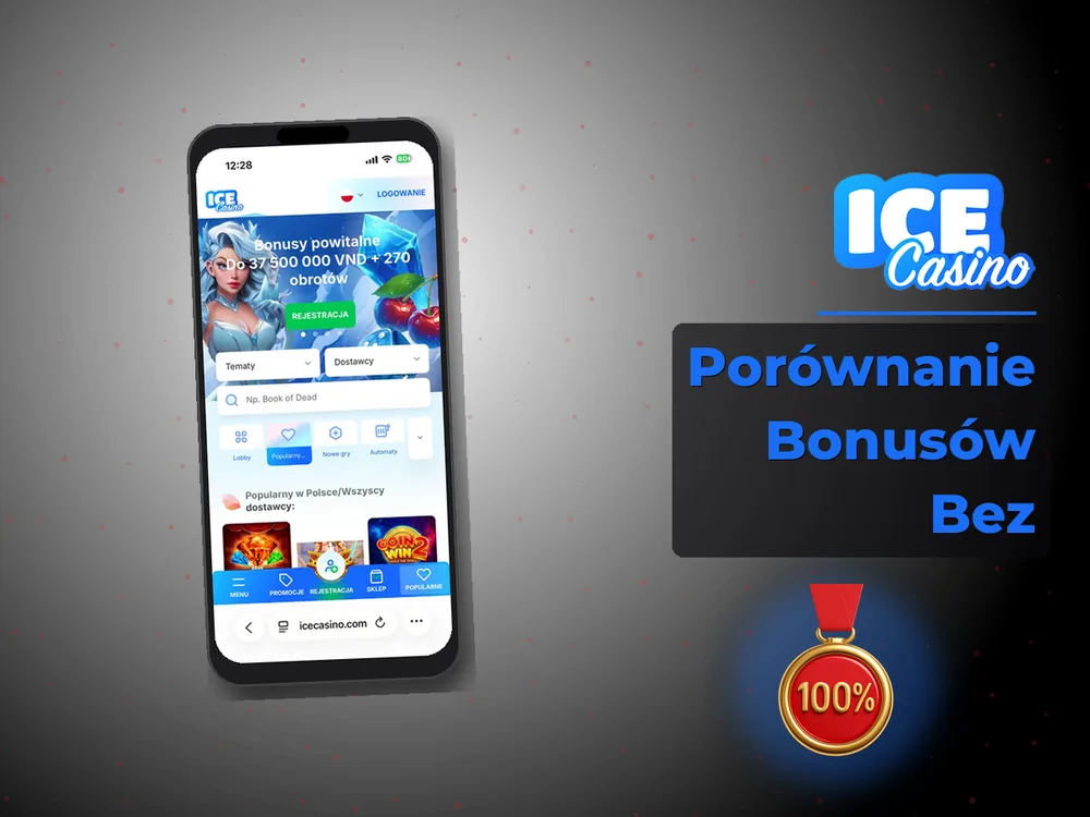 ice kasyno - Porównanie Bonusów Bez
