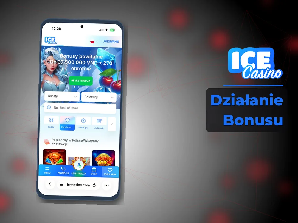 ice kasyno - Działanie Bonusu