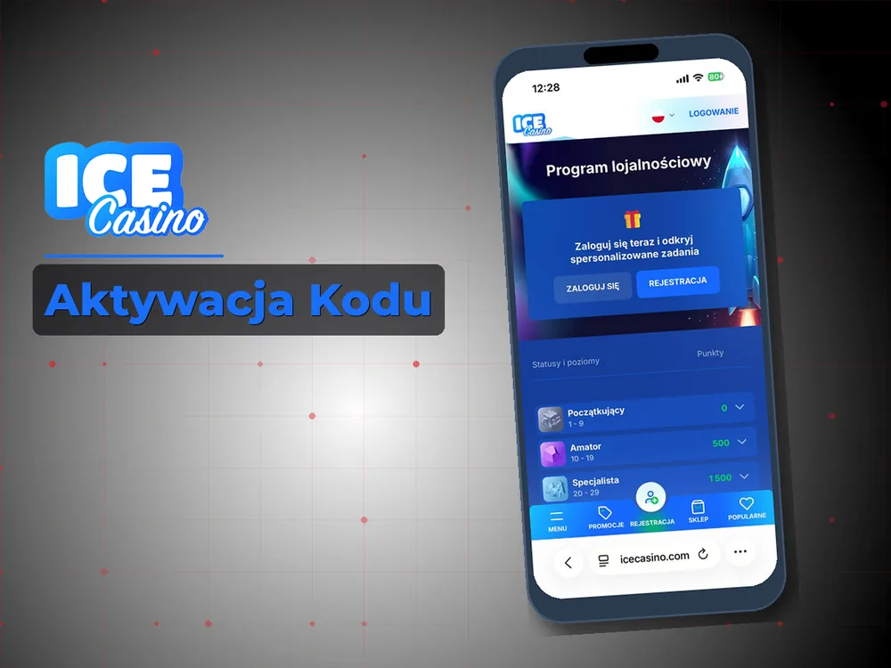 ice kasyno - Aktywacja Kodu
