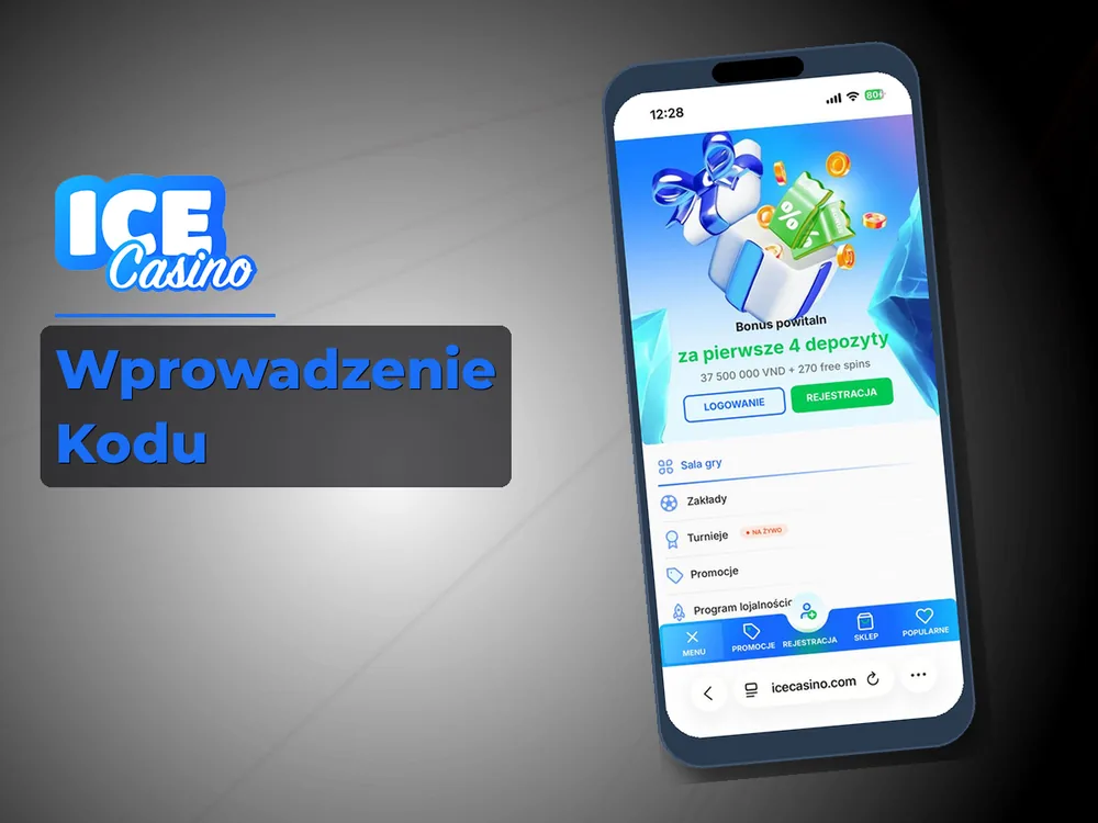 ice kasyno - Wprowadzenie Kodu