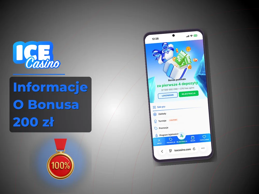 ice kasyno - Informacje O Bonusa 200 zł