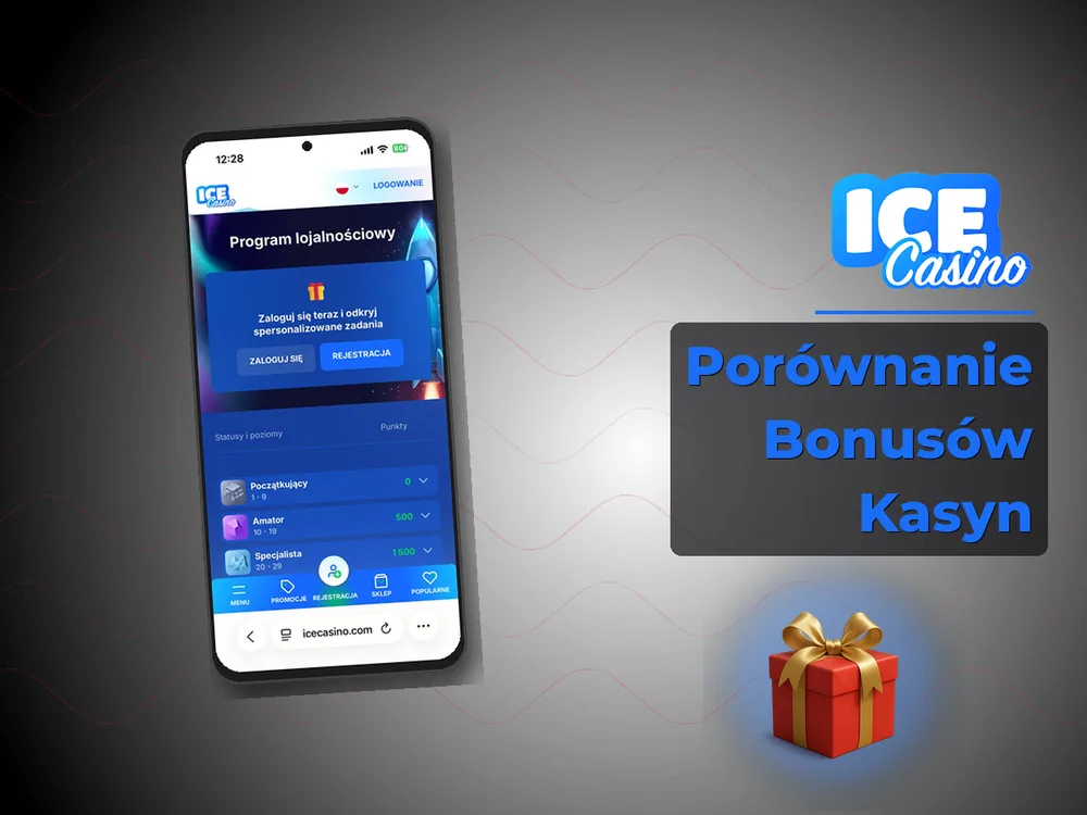 ice kasyno - Porównanie Bonusów Kasyn