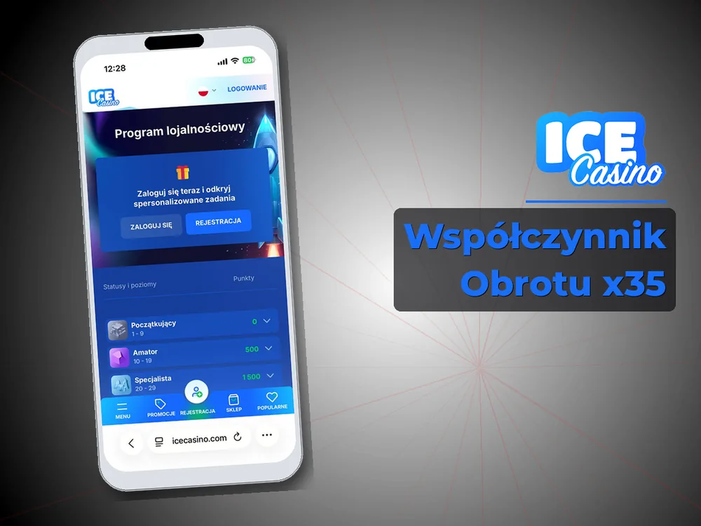 ice kasyno - Współczynnik Obrotu x35