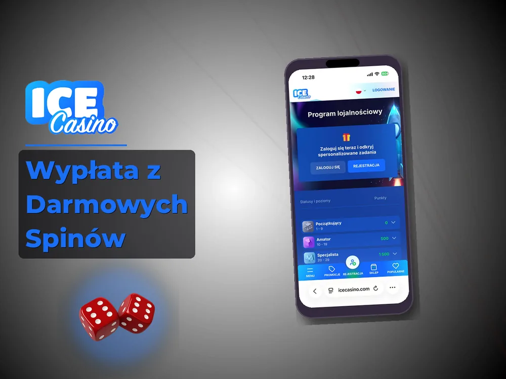 ice kasyno - Wypłata z Darmowych Spinów